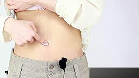 Asian Japanese Navel Sound Fetish Exploration