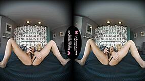 solo brunette macy ssen relaxing in vr
