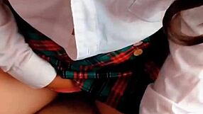 Horny Teen Helps with Tight Pussy