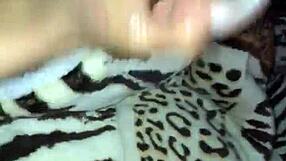 pretty babe strokes big black cock