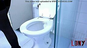 Polly Petrova showers you with golden piss in dreamy bathroom fetish