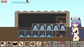 Slimes take over and raid the demon king's castle, filling it with cum