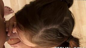 i can't stop licking his hard cock and balls rough