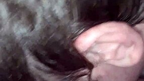 I explode on his face while he devours my hairy pussy