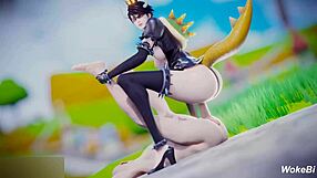 Bayonetta 3D Hentai Compilation with Group ASS Action!