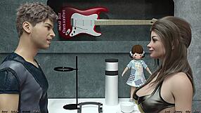 stranded in space 64 - she fears i'll tear her open with my huge size