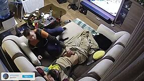 Emotional Night With Son's Big Cumshot.