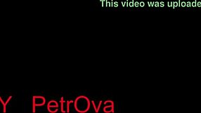 Polly Petrova showers you with golden piss in dreamy bathroom fetish