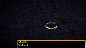 Blonde hentai babe shakes big ass in homemade cartoon game.