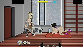 Fuckerman Gym Sex With Big Tits And Ass