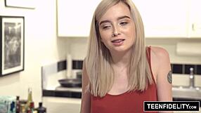 Lexi Lore's tight teen body creampied by Steve Holmes' monster cock