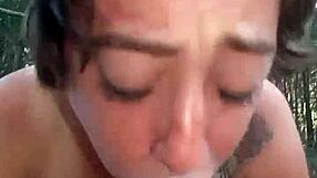 rough sloppy amateur blowjob