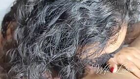 Latina Wife Cums Inside Pussy