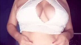 Hot Latina MILF Dances In Lingerie For Webcam Anal Show