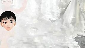 anime girl leo tries mixed bath in secret hot spring without towel