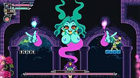 flip witch pixel hentai game ep 13 monster cock titjob and facial cumshot