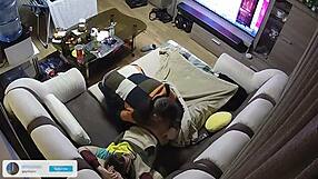 Emotional Night With Son's Big Cumshot.