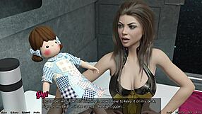 stranded in space 64 - she fears i'll tear her open with my huge size