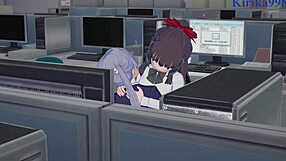 โย่ Aoba Suzukaze กับ Hifumi Takimoto จัดหนักเซ็กส์ฟุตานาริ