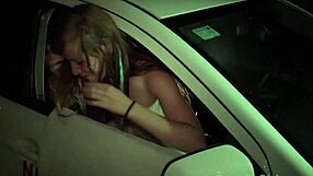 Public blowjobs by alexis crystal through car window
