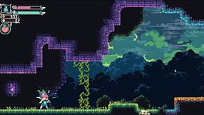 flip witch pixel hentai game ep 13 monster cock titjob and facial cumshot