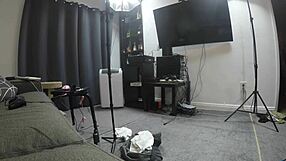 scarlett johnson gives a steamy footjob in pov