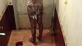 I-I saw these hot Japanese babes licking each other's big tits in the bathroom