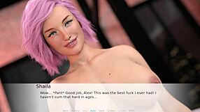 Let's Have Fun with a Shaved Beauty on the Night Before Christmas.