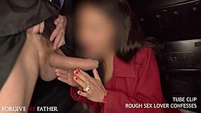 sexy brunette admits rough daddy sex confessions