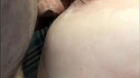 Feeling every inch during pawg massage with deep anal pounding