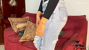 i fill a white latinas entire pussy with milk at her first casting - arantxawhite