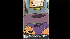 Halloween Strange House in Wild Cartoon Porno