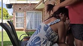 Sucking His Cock Outdoors