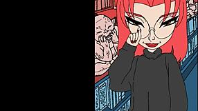 Halloween Strange House in Wild Cartoon Porno