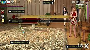 Fashionbusiness - Double blowjob action in 3D cartoon game