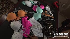 lucy belle and helena white take three hard cocks