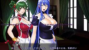 Maid-san, wanna play? Boin game Mikage scene E in English is hot!