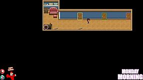 Blonde gamer girl fucked hard in Knight of Love Ep 53.