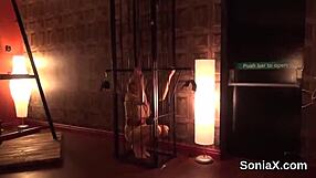 Unfaithful british milf lady sonia shows off her huge melons