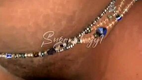 Ebony beauty with cute pussy drilled deep by massive BBC