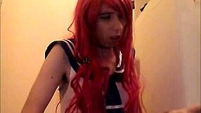 Solo Trap Jerks Off And Swallows Cum!