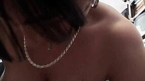 Office scene with mature brunette woman