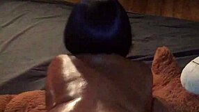 Hazelnutxxx Shows Off Her Big Ebony Ass and Nerdy Milf Charm!