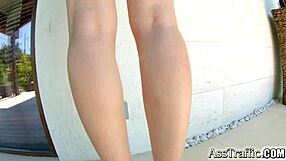 Redhead Babe's Bubble Butt Fucked In Ass Traffic