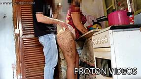 wife was horny alone called me for bareback fuck in shower