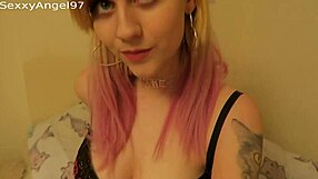 She strips naked showing big tits and vagina for VIP Patreon