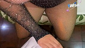 Husband leaves wife with his chubby friend for a surprise