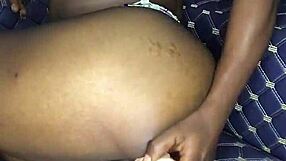 12 inch dildo shakes thighs after asshole insertion!