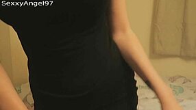 She strips naked showing big tits and vagina for VIP Patreon