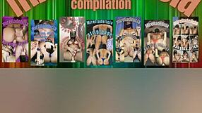 mirelladelicia's teasing striptease with dildos and ripped clothes